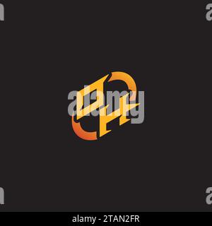HO combination letter unique initials logo esport for gaming team, youtube, twitch Stock Vector