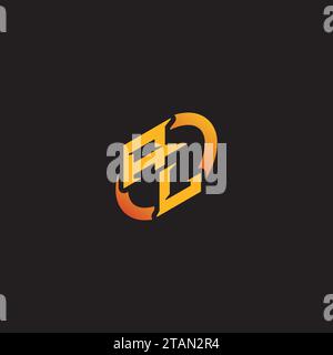 LA combination letter unique initials logo esport for gaming team, youtube, twitch Stock Vector