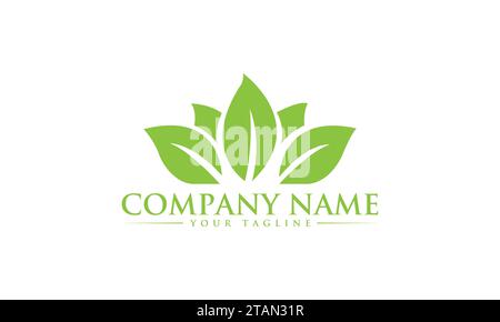 Leaf Logo Design Unique and Creative Logo Design Stock Vector