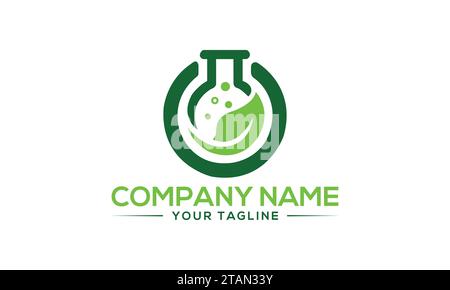 Lab Logo Design Unique and Modern Logo Design Stock Vector