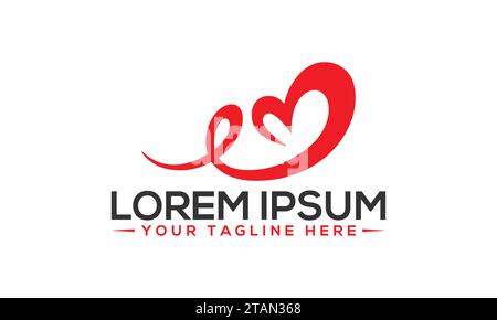 Love Logo Design Unique and Modern Logo design Stock Vector