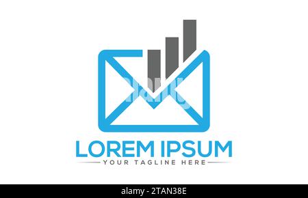 Message Logo Design Unique and Modern Logo Design Stock Vector