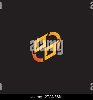 OO combination letter unique initials logo esport for gaming team, youtube, twitch Stock Vector