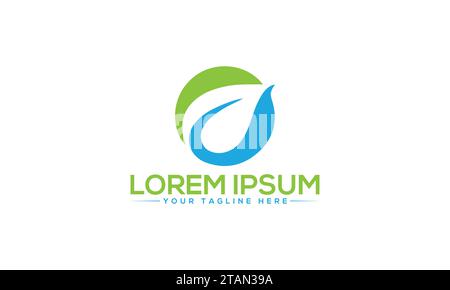 Leaf Logo Design Unique and Creative Logo Design Stock Vector