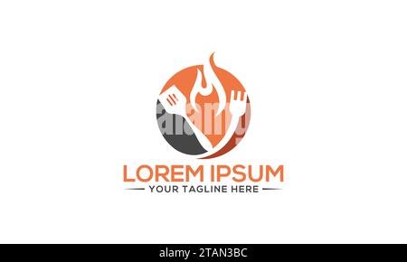 Restaurant Logo Design Unique ad Creative Logo Design Stock Vector