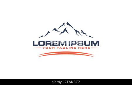 Mountain Logo Design Unique and Professional Logo Design Stock Vector