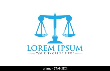 Law Logo Design Unique Logo Design Stock Vector