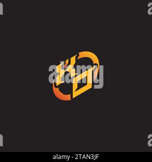 OX combination letter unique initials logo esport for gaming team, youtube, twitch Stock Vector