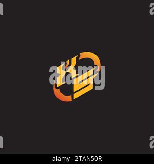 SX combination letter unique initials logo esport for gaming team, youtube, twitch Stock Vector
