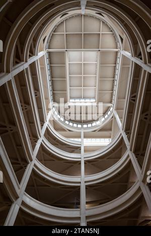 Lingotto, Turin, Italy, - August 10, 2023. Interior of the Lingotto ...