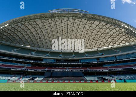 Adelaide, Australia. 02nd Dec, 2023. Adelaide, Australia, December 2nd 2023: A view inside the stadium during the Weber Womens Big Bash League 09 Grand Final game between Adelaide Strikers and Brisbane Heat at the Adelaide Oval in Adelaide, Australia (Noe Llamas/SPP) Credit: SPP Sport Press Photo. /Alamy Live News Stock Photo