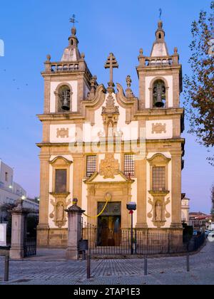 Igreja de Sao Pedro church of baroque style in Vila Real, Portugal. Stock Photo