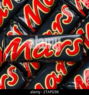 Mars Riegel Schokoriegel als Hintergrund Stuttgart, Deutschland - 17 ...
