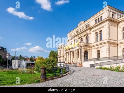 Historical building of Zoo Frankfurt, the Zoological garden of Frankfurt am Main, Germany. Stock Photo