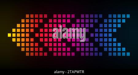 Minimal background with arrows and copy space for text. Social media cover, header, web banner Stock Vector