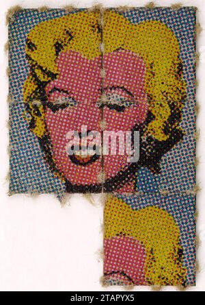 Marilyn Monroe [1998] Blotter Acid - LSD [Lysergic acid diethylamide] Stock Photo