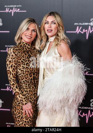 London, UK. 01st Dec, 2023. Karen Sullivan and Abbey Clancy seen attending An Audience With Kylie at the Royal Albert Hall in London. (Photo by Brett Cove/SOPA Images/Sipa USA) Credit: Sipa USA/Alamy Live News Stock Photo