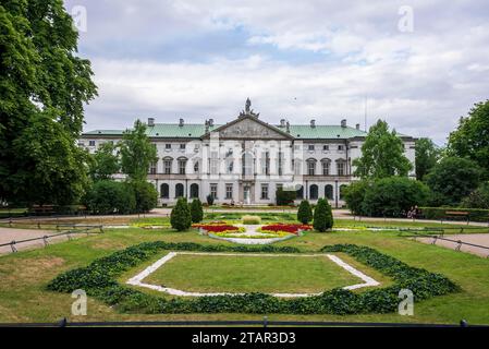 Wonderful view of Warsaw, the capital and largest city of Poland the 6th most populous city in the European Union, Krasinski Palace and Garden Stock Photo