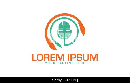 Music Logo Design Creative and Modern Logo Design Stock Vector