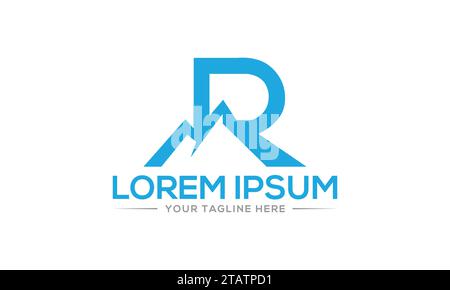 Mountain Logo Design Unique and Modern Logo Design Stock Vector
