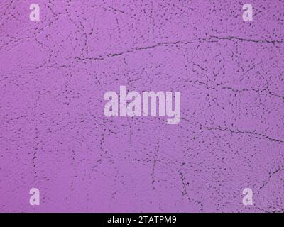 Old Artificial leather. Synthetic leather. Leatherette background, purple color Stock Photo