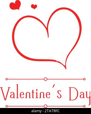 Valentine's Day With Love Stock Vector