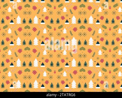 Christmas abstract pattern set for gift cards Stock Vector