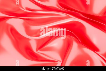 Abstract silk fabric design element, silk background, 3d rendering. 3d illustration. Stock Photo