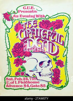 1973 – GRATEFUL DEAD - UNIVERSITY OF IOWA FIELDHOUSE Vintage