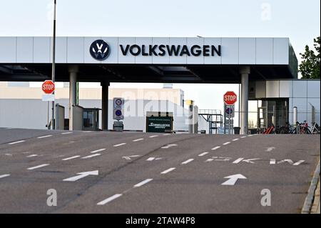 Volkswagen factory in Zwickau for electric cars, Saxony, Germany, Stock Photo