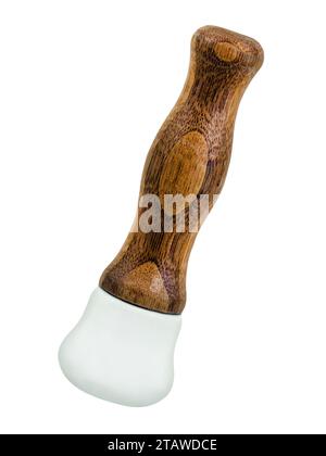 Mortar pestle isolated on white background Stock Photo