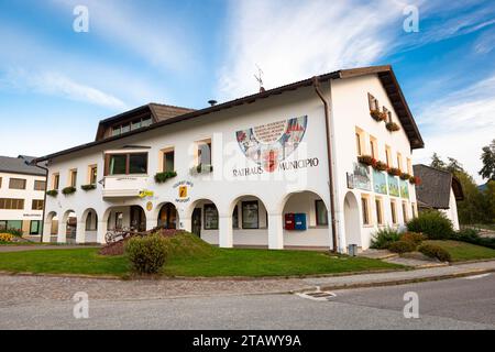 Town hall of Terenten in South Tyrol, Italy Stock Photo