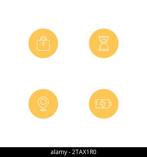 Set Of Icons For Web Design And Mobile Applications. Stock Vector