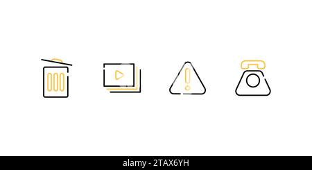 Set Of Icons For Web Design And Mobile Applications. Stock Vector