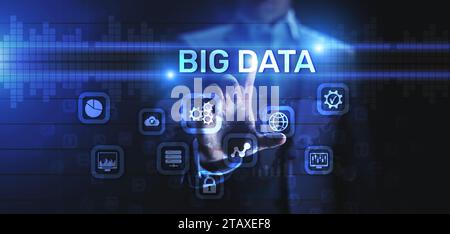 Big Data Science concept analysis analytics technology internet concept. Stock Photo