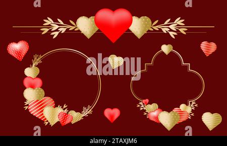 Islamic vector shape of a window or door arch. Ramadan kareem silhouette icon. Love princess mirror. Valentines zen arch Stock Vector
