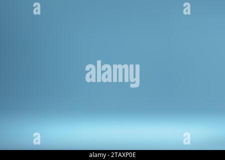 Luxury blue studio room background with spotlights, Template mockup for ...