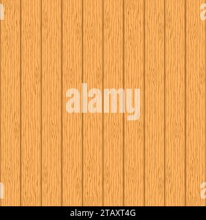 Wood grain texture. Brown wooden planks. Abstract background. Vector illustration Stock Vector