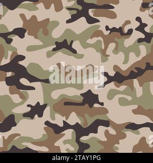 Military gray monochrome camouflage seamless pattern, vector ...