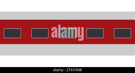 Indian train in the track Stock Vector