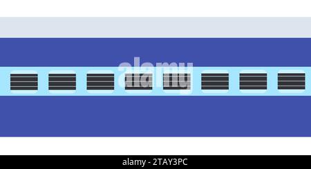 Indian train in the track Stock Vector