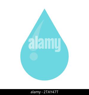 drop of water vector illustration Stock Vector