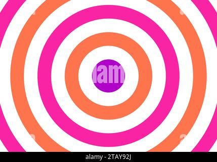 colourful Spiral circle target vector illustration Stock Vector