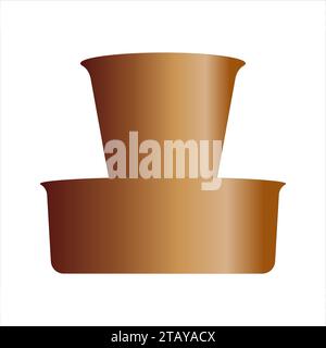 Indian Filter coffee vector illustrtaion Stock Vector