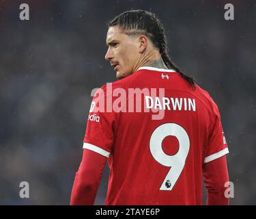 Liverpool, UK. 03rd Dec, 2023. The back of Darwin Núñez #9 of Liverpool's shirt during the Premier League match Liverpool vs Fulham at Anfield, Liverpool, United Kingdom, 3rd December 2023 (Photo by Mark Cosgrove/News Images) in Liverpool, United Kingdom on 12/3/2023. (Photo by Mark Cosgrove/News Images/Sipa USA) Credit: Sipa USA/Alamy Live News Stock Photo