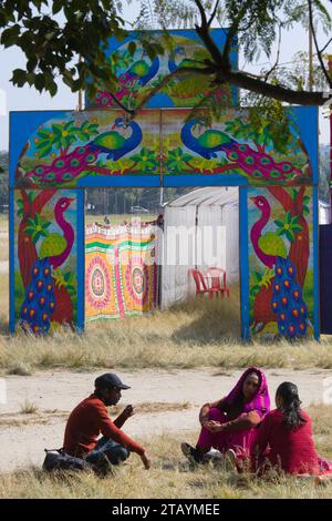 Nepal, Kathmandu, Tundikhel Parade Ground, Stock Photo