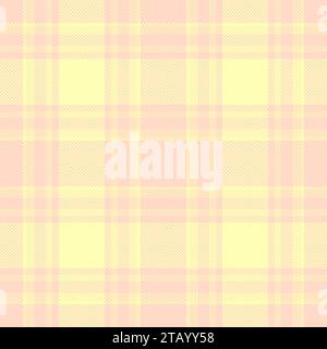 Pattern vector texture of background plaid fabric with a textile check tartan seamless in light color. Stock Vector