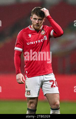 Andy Cannon #20 of Wrexham during the Emirates FA Cup match Wrexham vs ...