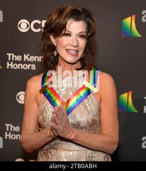 Washington, United States. 03rd Dec, 2023. 2022 Kennedy Center Honoree Grammy Award-winning singer Amy Grant arrives for a gala evening in Washington, DC on Sunday, December 3, 2023. The Honors are awarded for a lifetime achievement in the arts and culture. Photo by Mike Theiler/UPI Credit: UPI/Alamy Live News Stock Photo