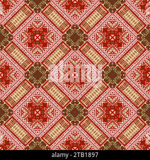 Ethnic elaborate design with tribal symbols Stock Vector